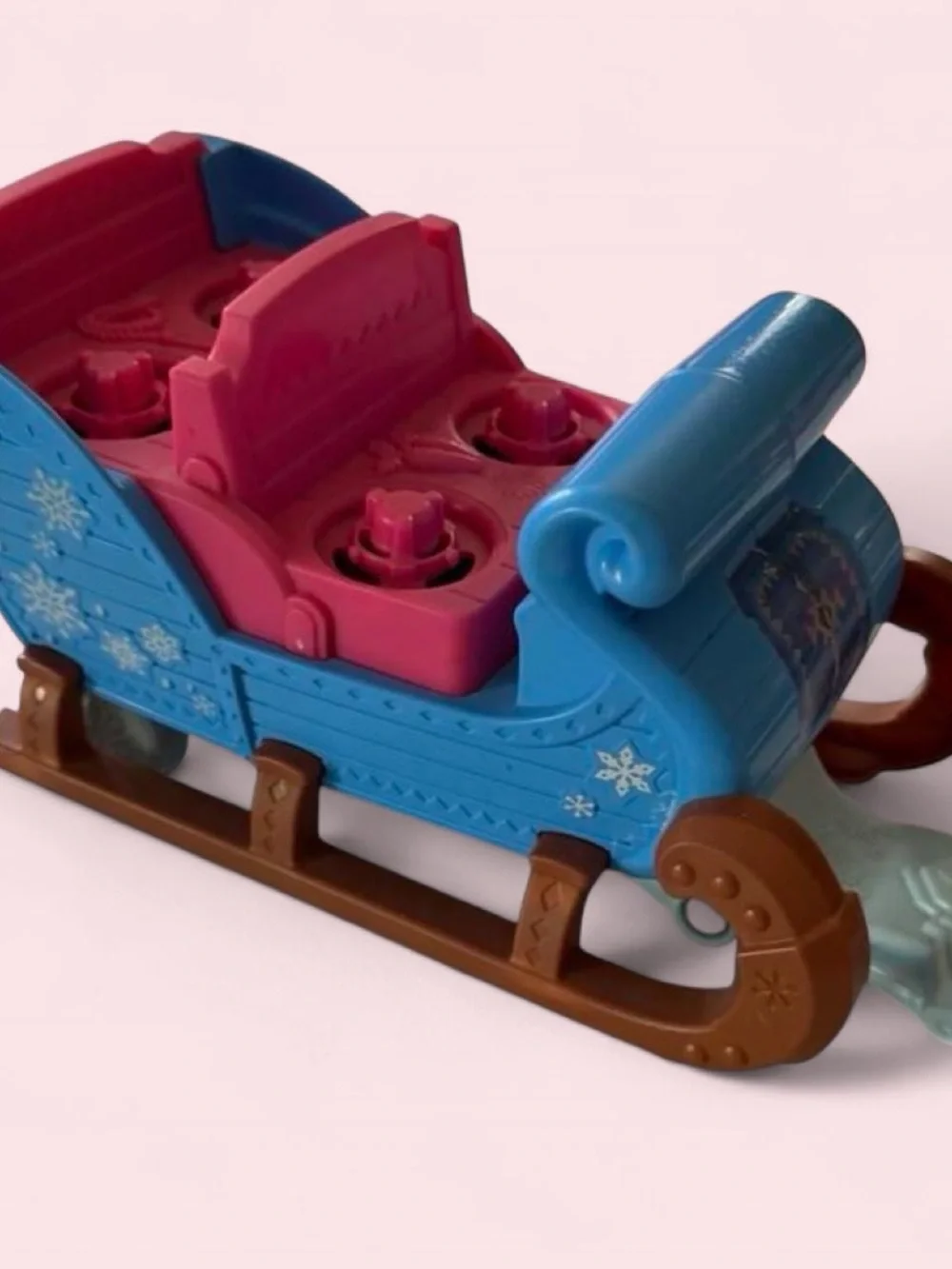 Blue and Pink Disney’s Frozen Elsa Children's Sled Play Vehicle - Little People